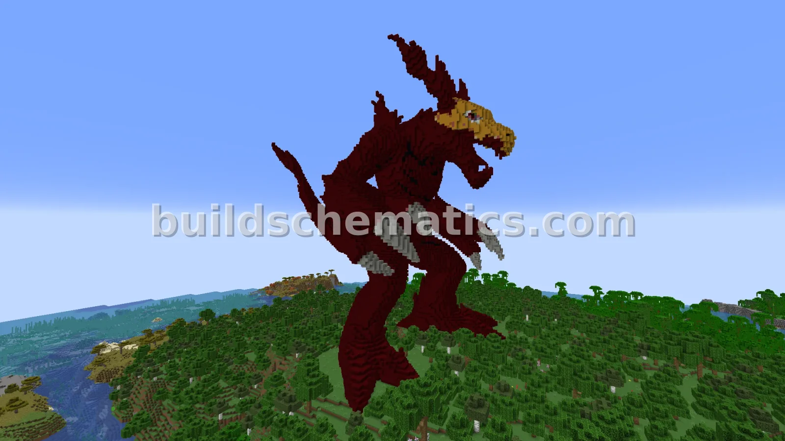 DarkLizardmon Statue — view 4