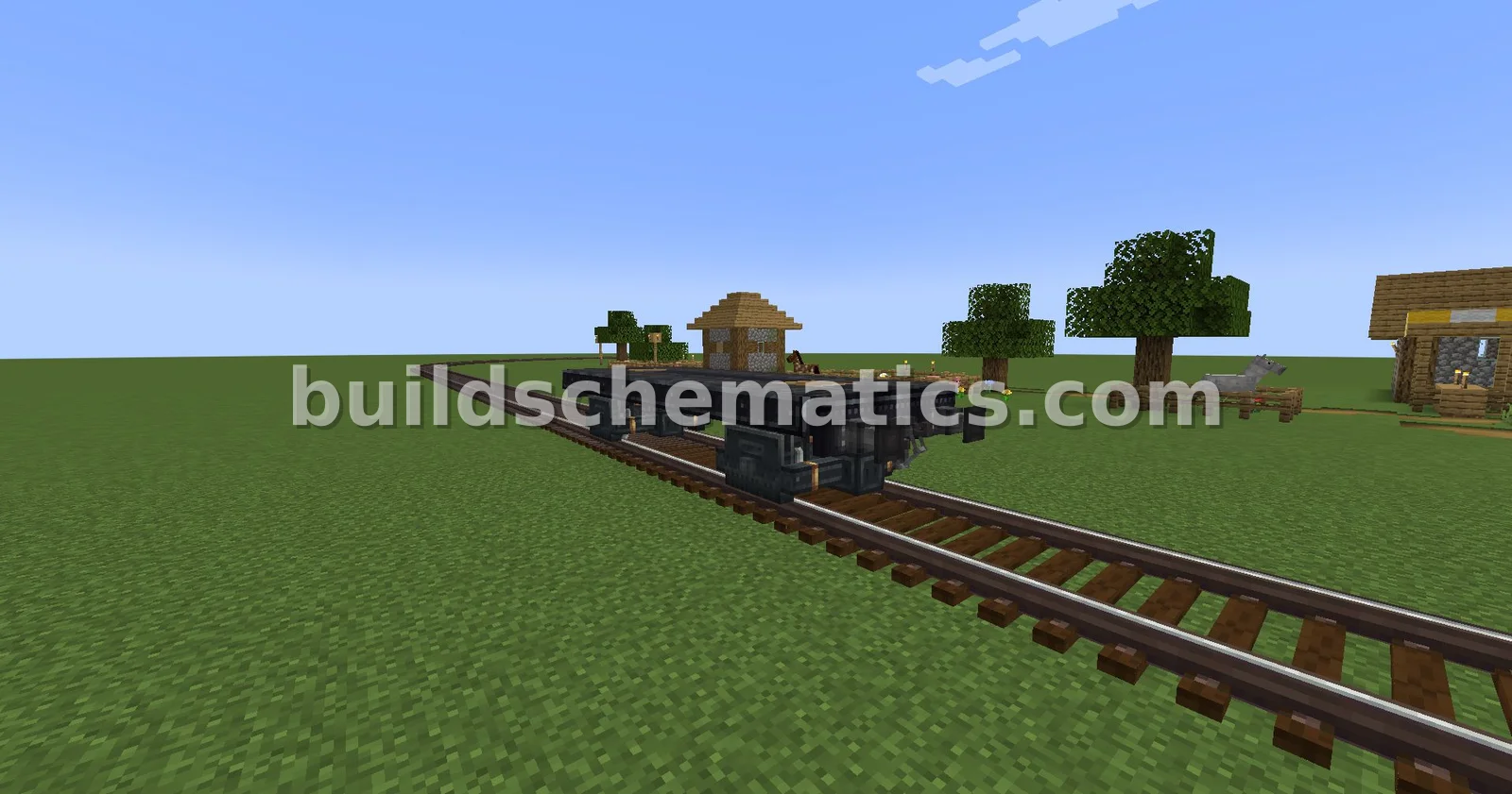 Deepslate Flatcar - 51 Blocks — view 2