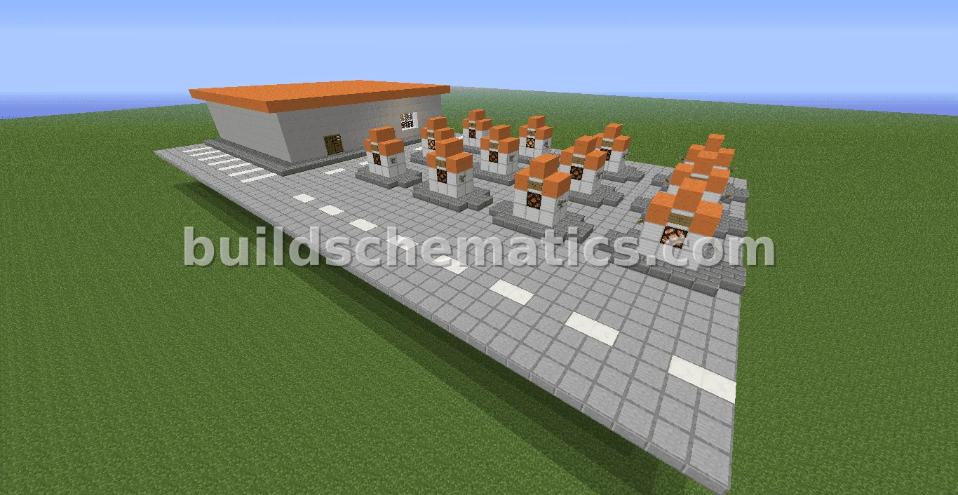 Small Gas Station and Store