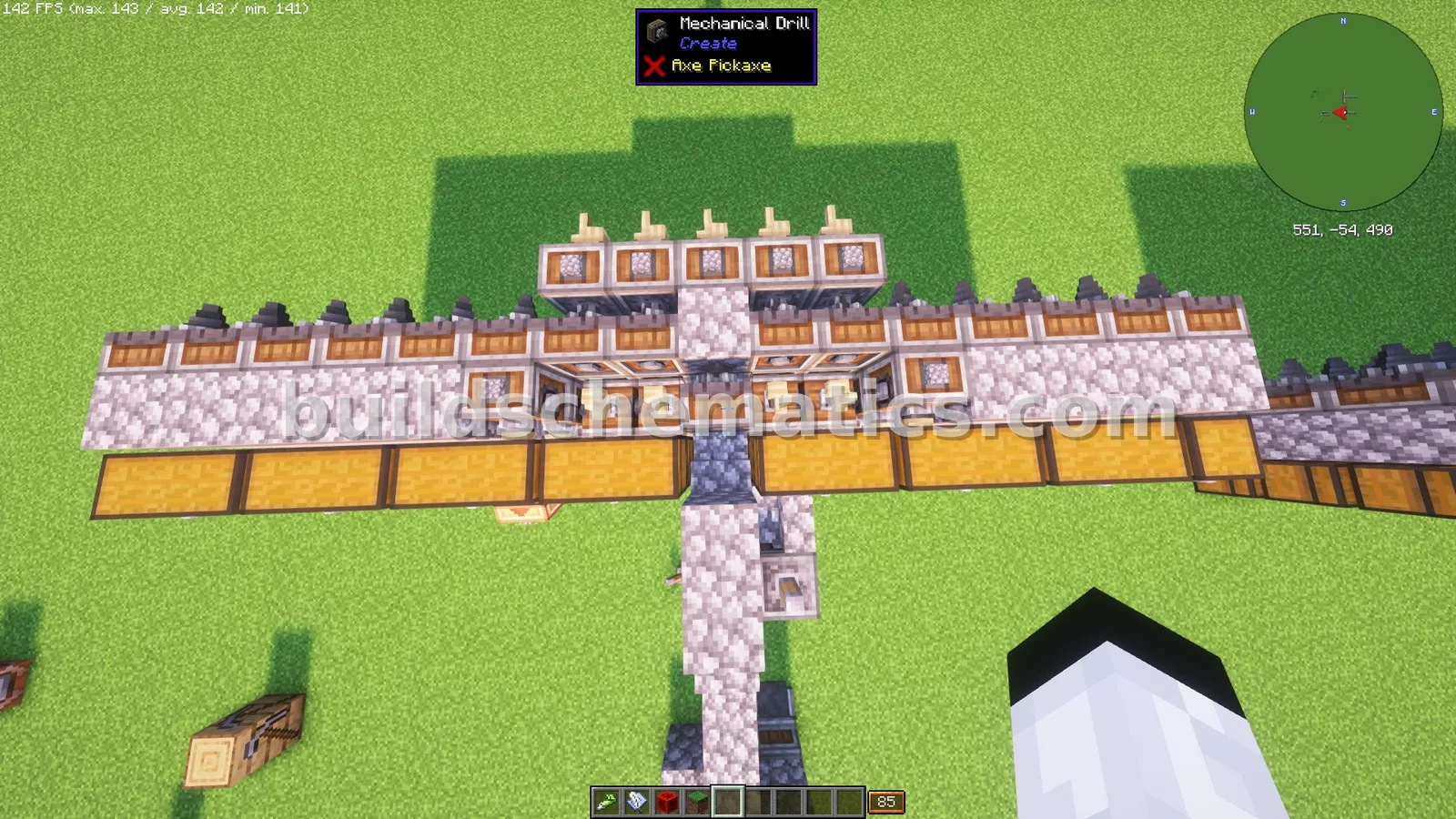 Chunk Wide Miner - Economical Build — view 5