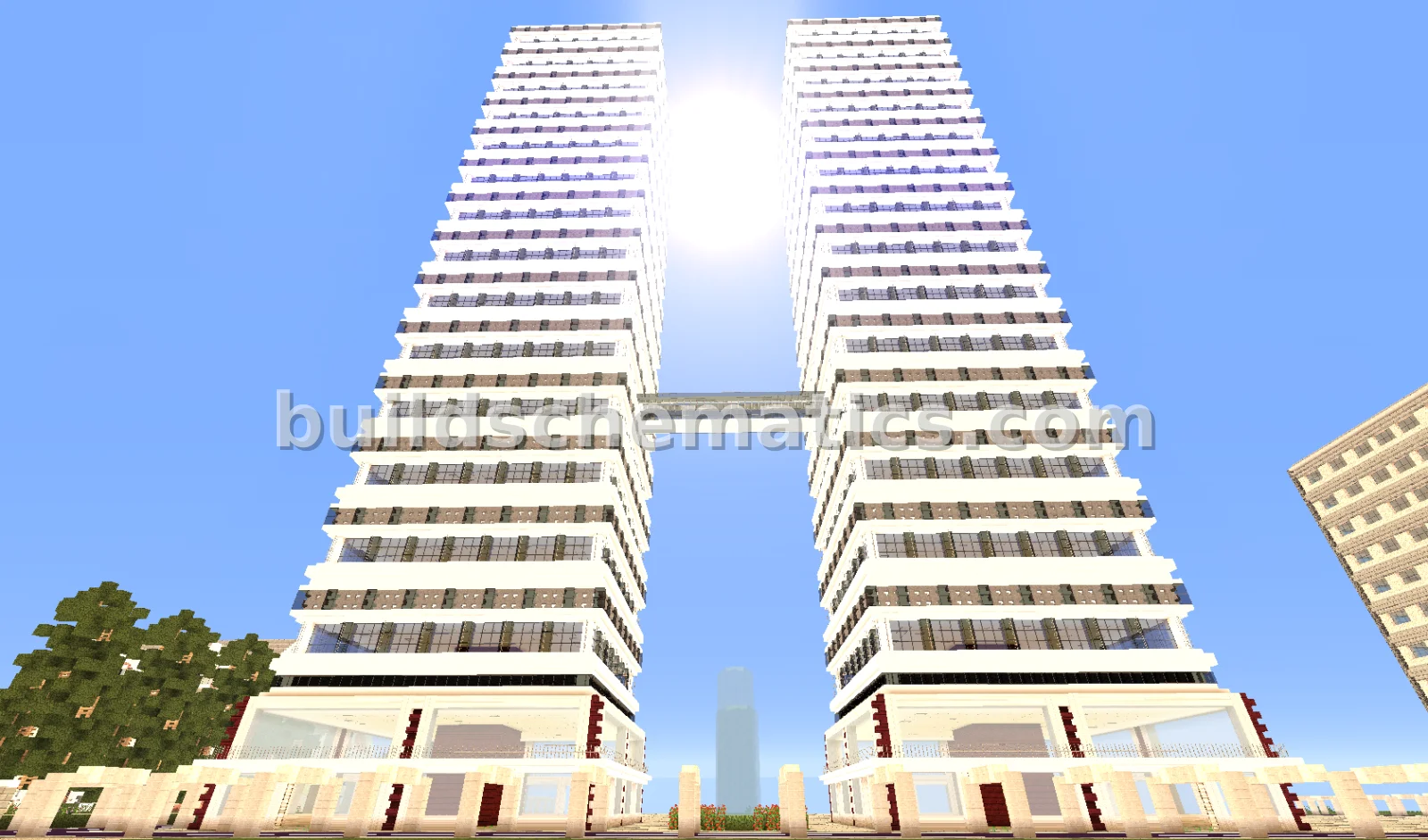 Double Quartz Tower - Large Build
