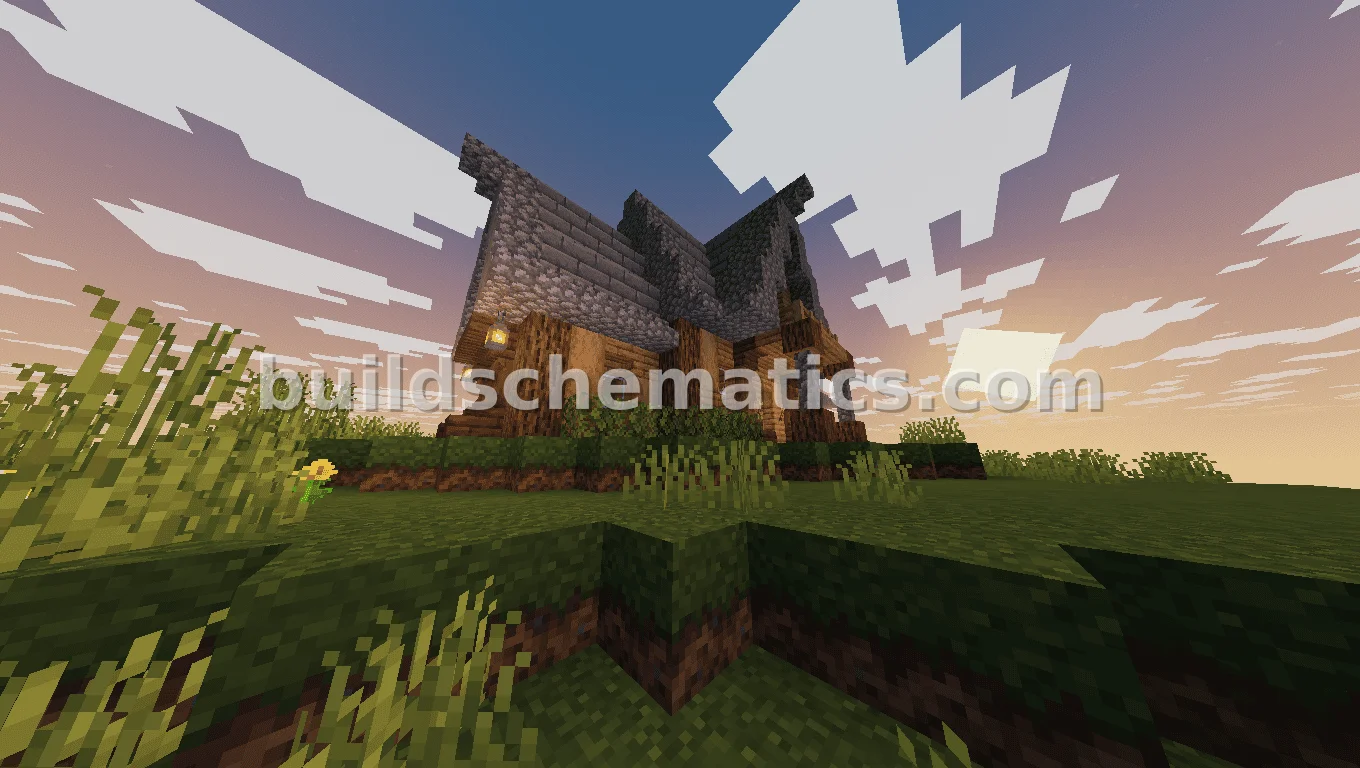 Rustic Medieval House with Balcony — view 2