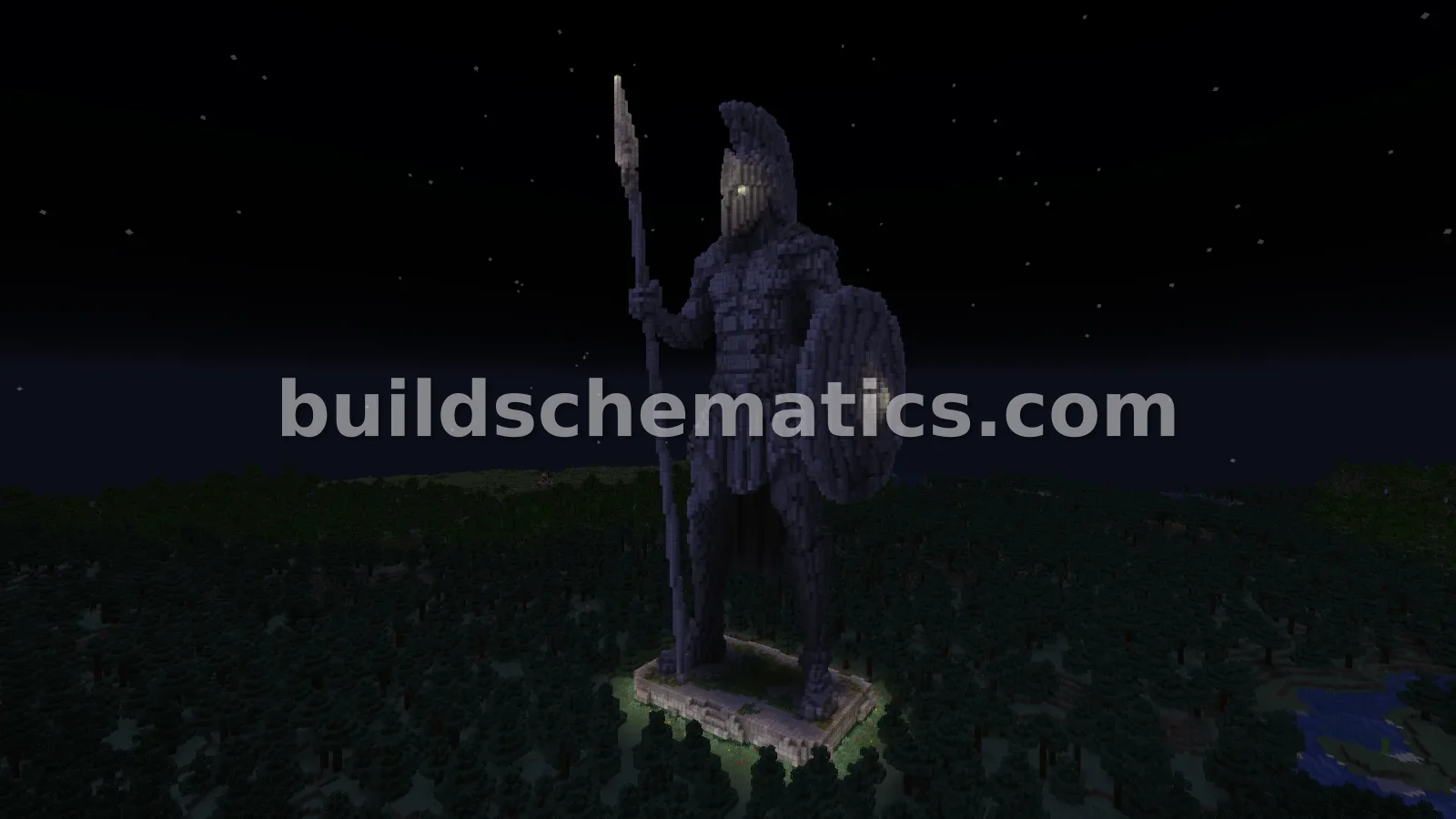 Large Spartan Statue — view 4