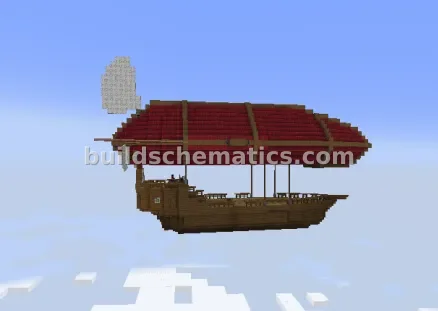 Red Envelope Airship - 4228 Blocks