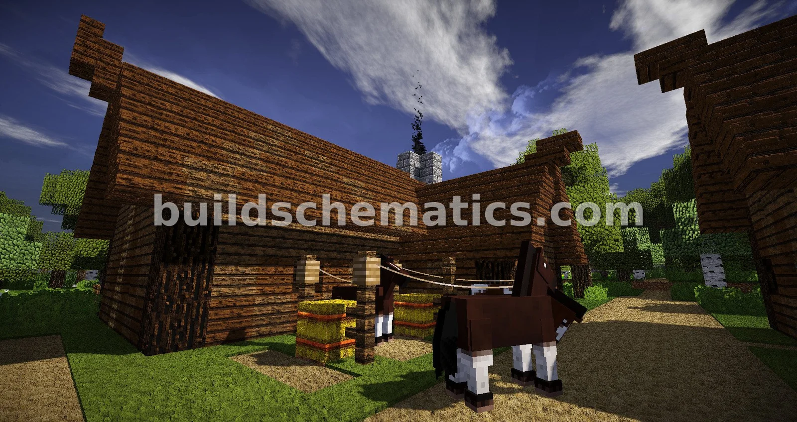 Medieval Village Forest Settlement — view 4