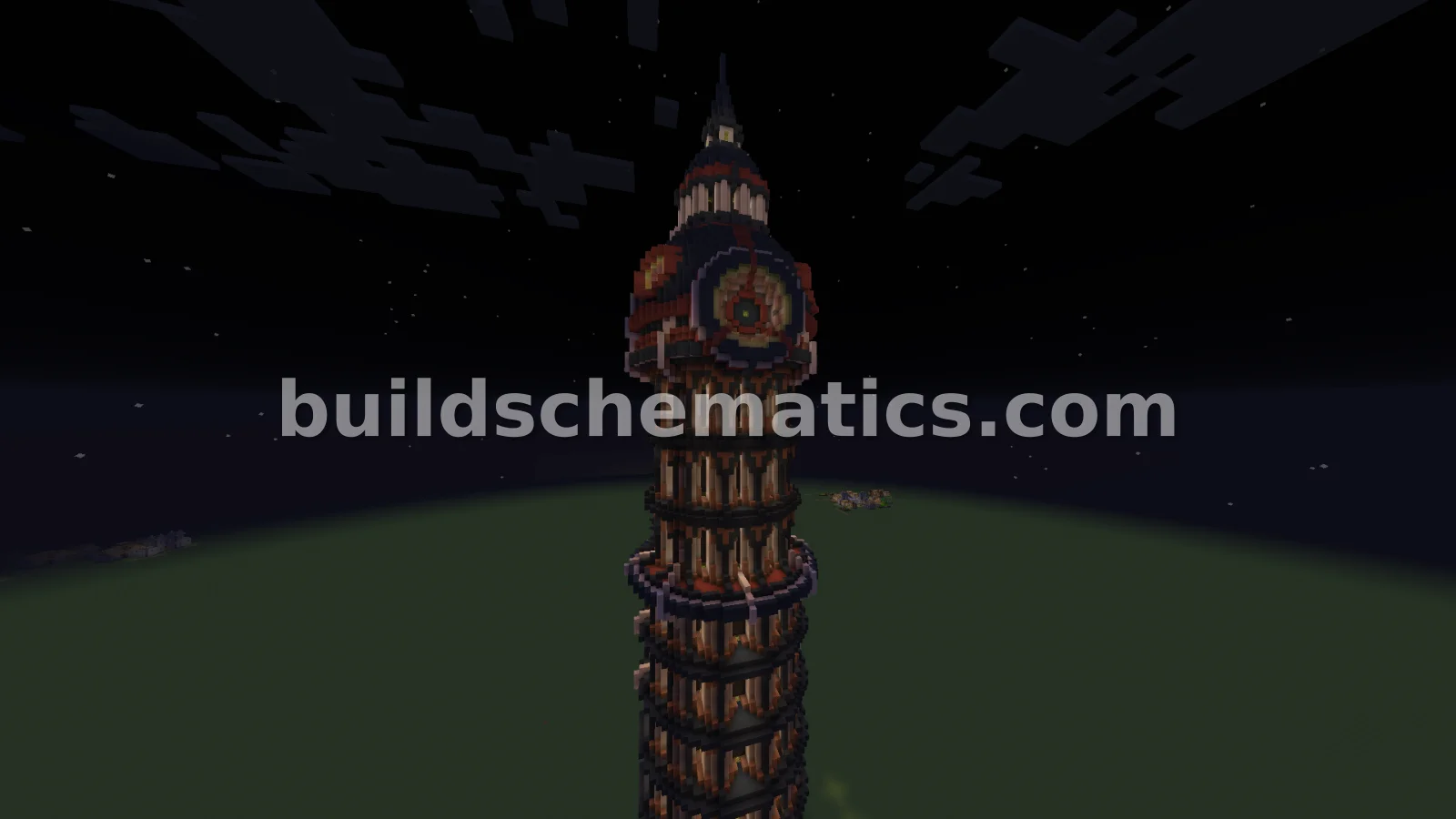 Dark Luminous Night Tower — view 3