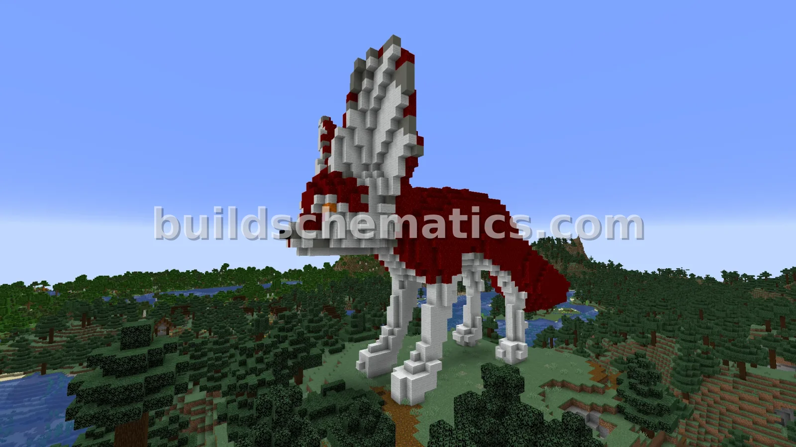 Red Fox Statue - Large Organic Build