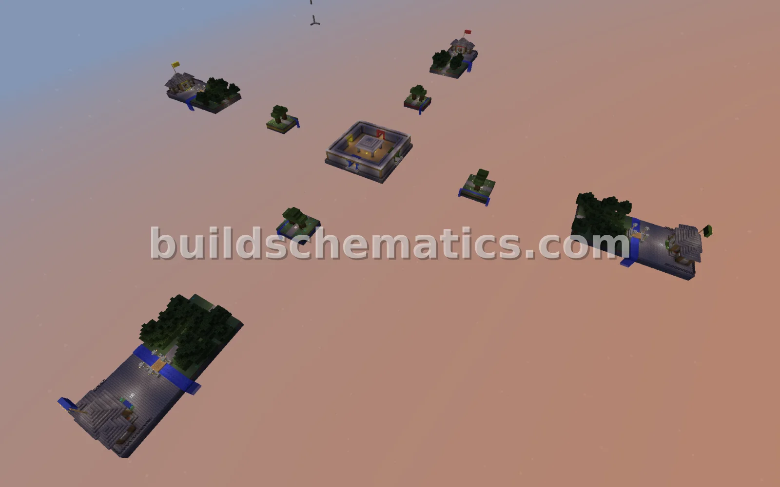 Little Forest Bedwars Map Schematic — view 4
