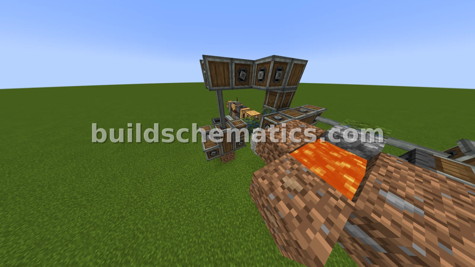 Simple Early Game Iron Farm — view 3