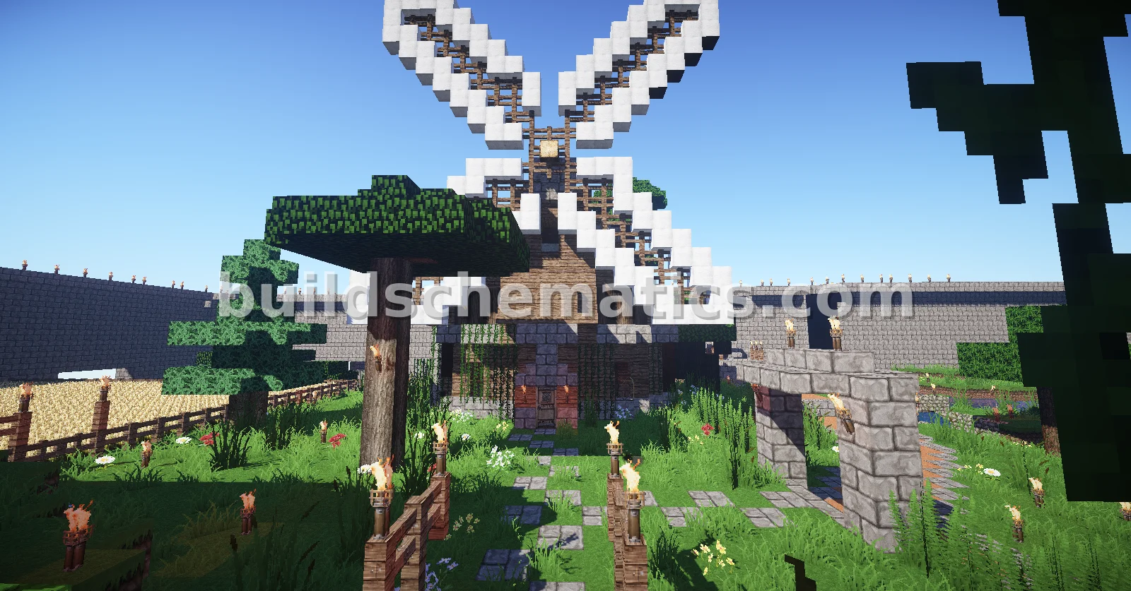 Small Medieval Windmill House — view 2