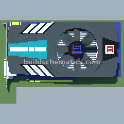 Sapphire HD 6850 Pixel Art Build — view 3