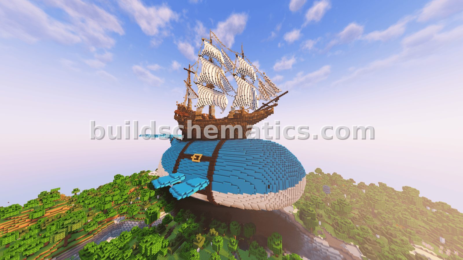 Giant Wailord Pirate Ship