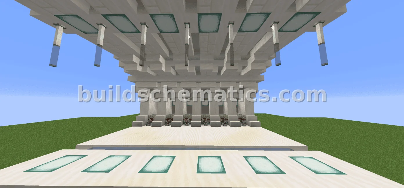 White Trading Hall Design — view 2