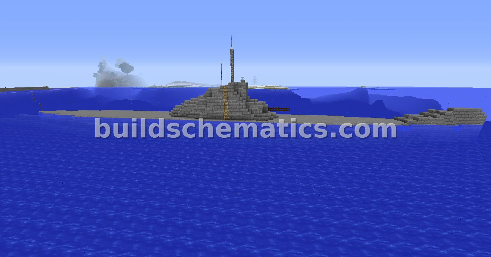 Empty Submarine Model — view 3