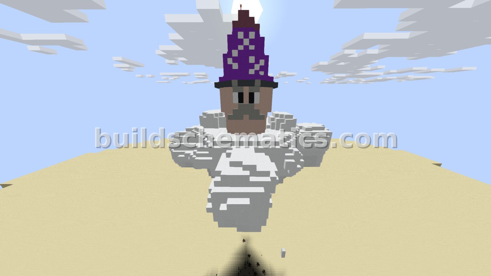 Worm Wizard Cloud with Iron Farm