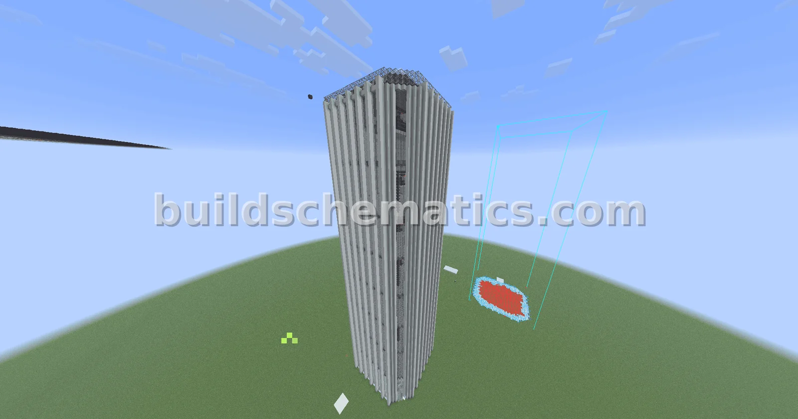 Colpatria Tower Minecraft Replica — view 3