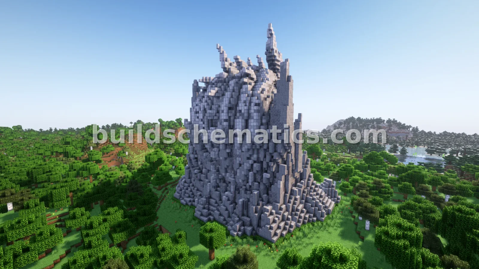 Nether Dragon Portal Statue Build — view 3