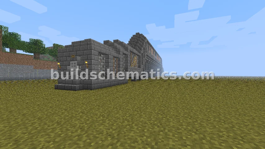 Advanced Minecart Bridge With Walls and Roof — view 4