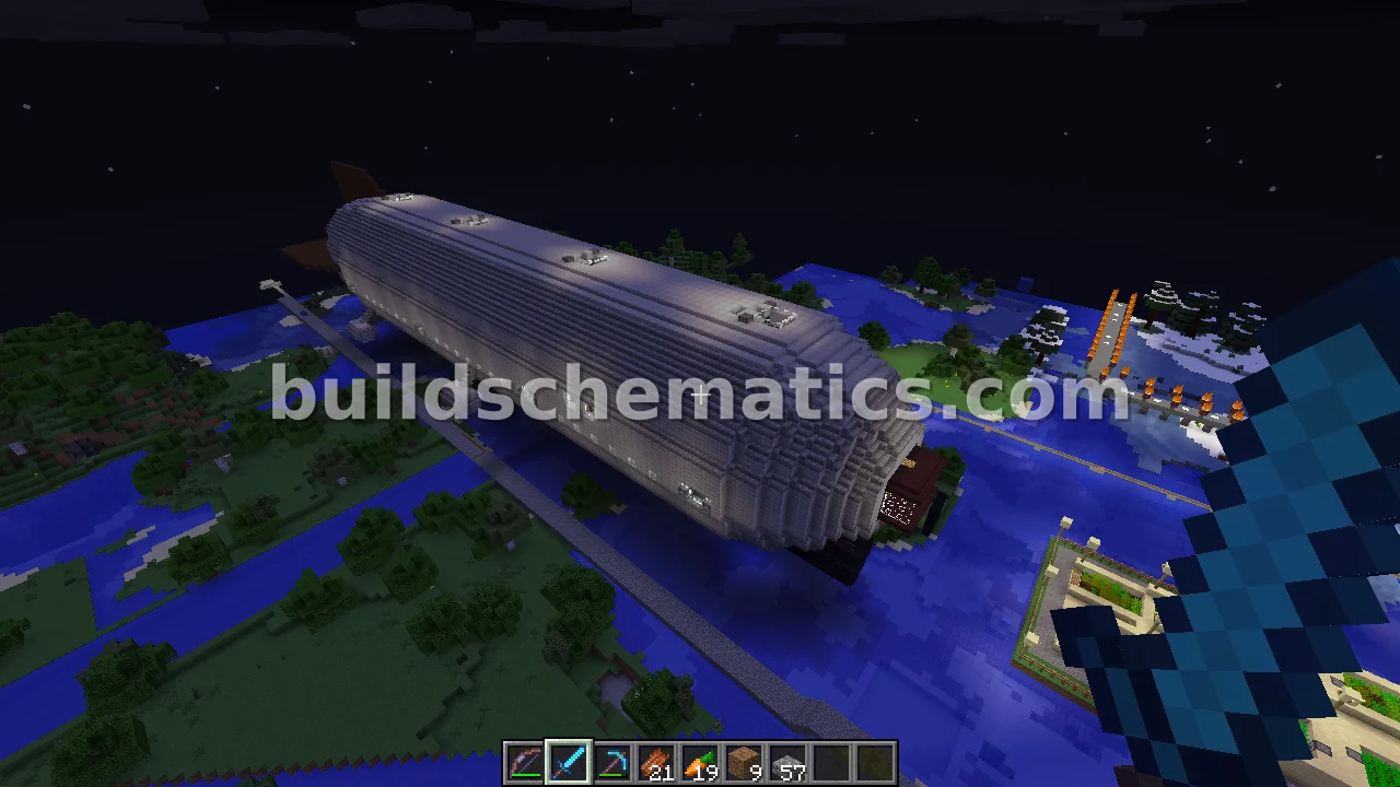 Behemoth Airship - Massive Zeppelin with Cannons — view 2