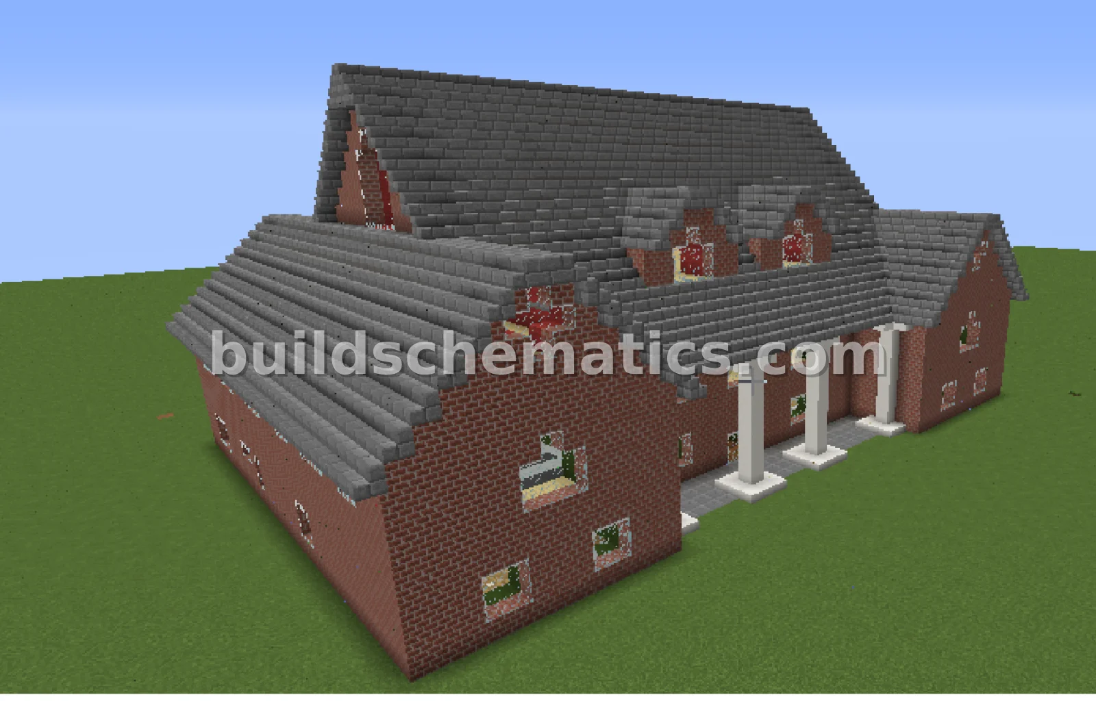 Semi-Modern House with 16 Rooms