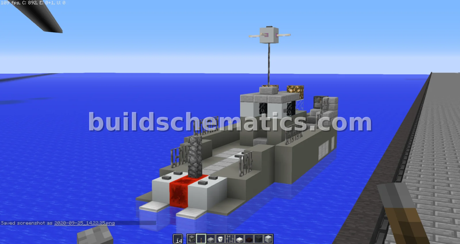 Coast Guard Ship With Working Machine Gun — view 2
