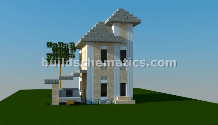 16x16 Traditional House with Garage