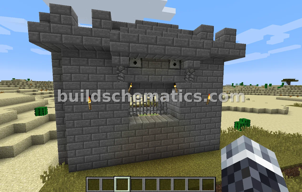 Castle Gatehouse With Working Drawbridge