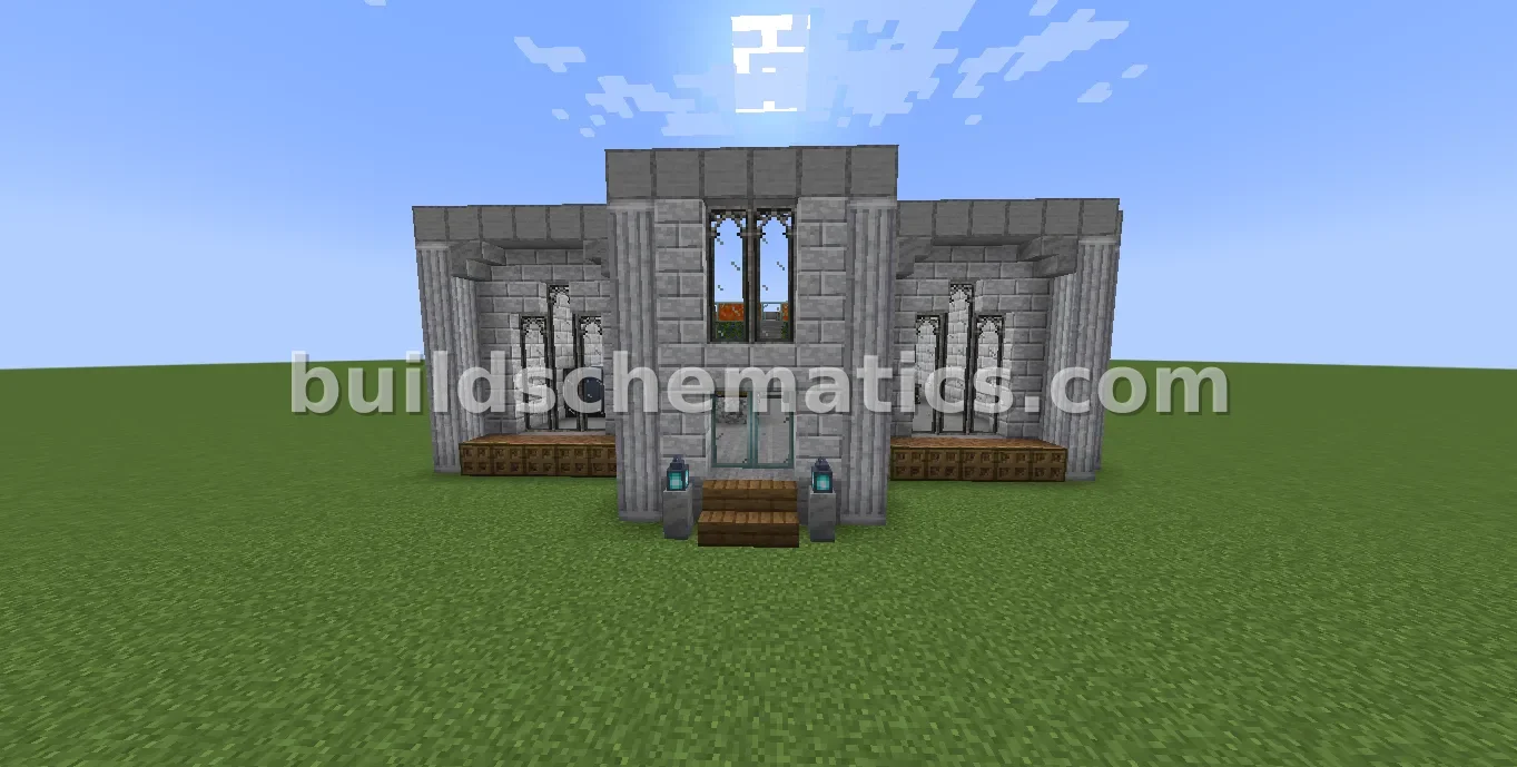 Diorite Stone Factory - 2605 Blocks — view 2