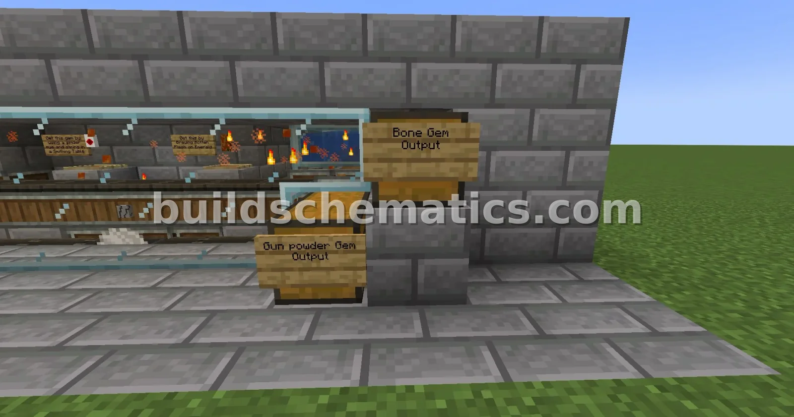 Gunpowder & Bone Gem Factory - 512 Blocks — view 5