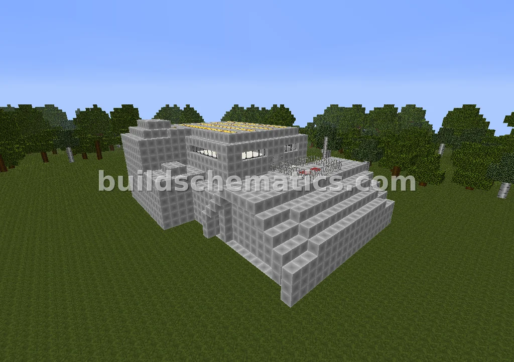 Futuristic Military Base with Missile Silo — view 2
