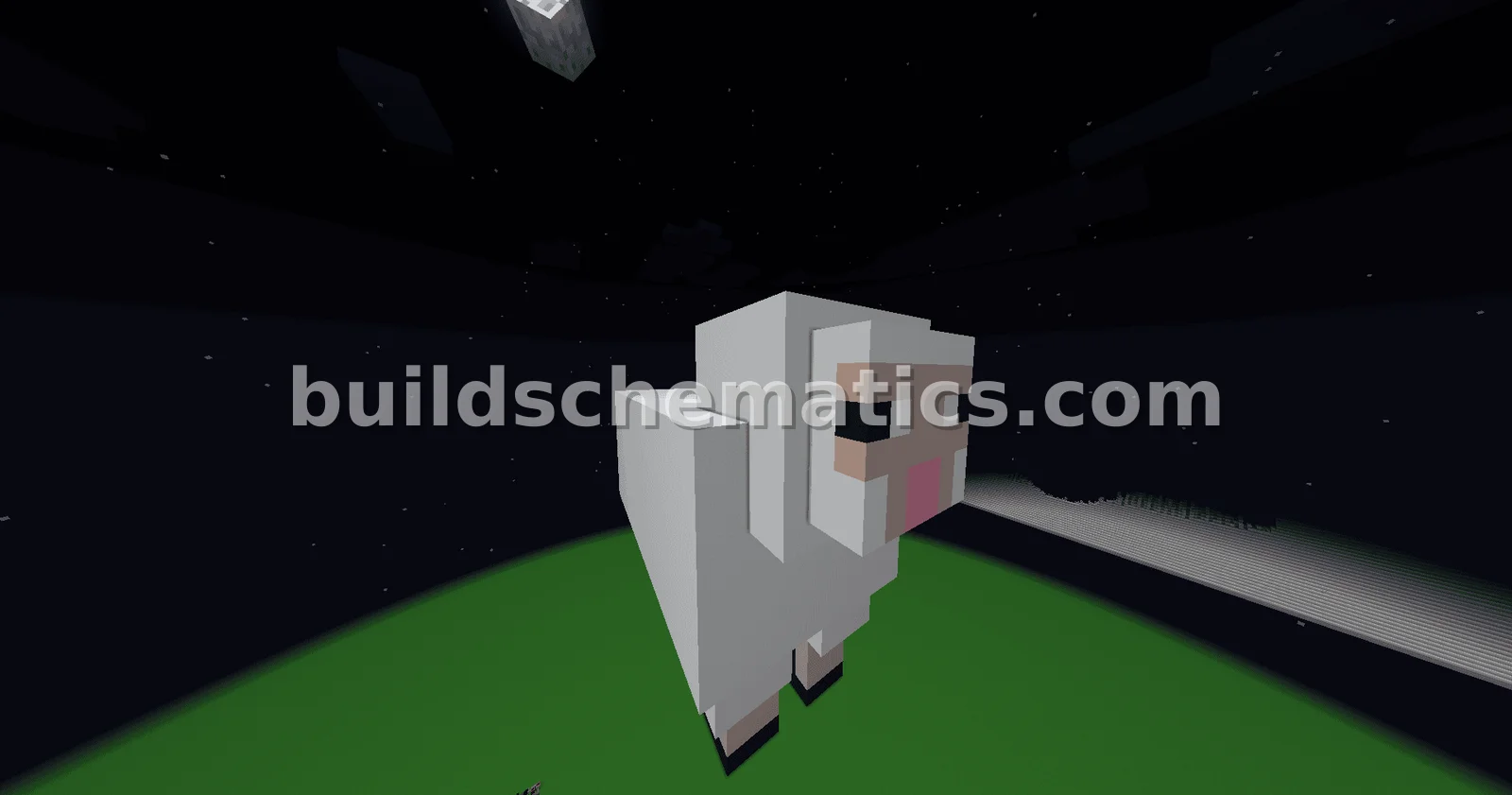 Mega Decorated Sheep Farm Structure