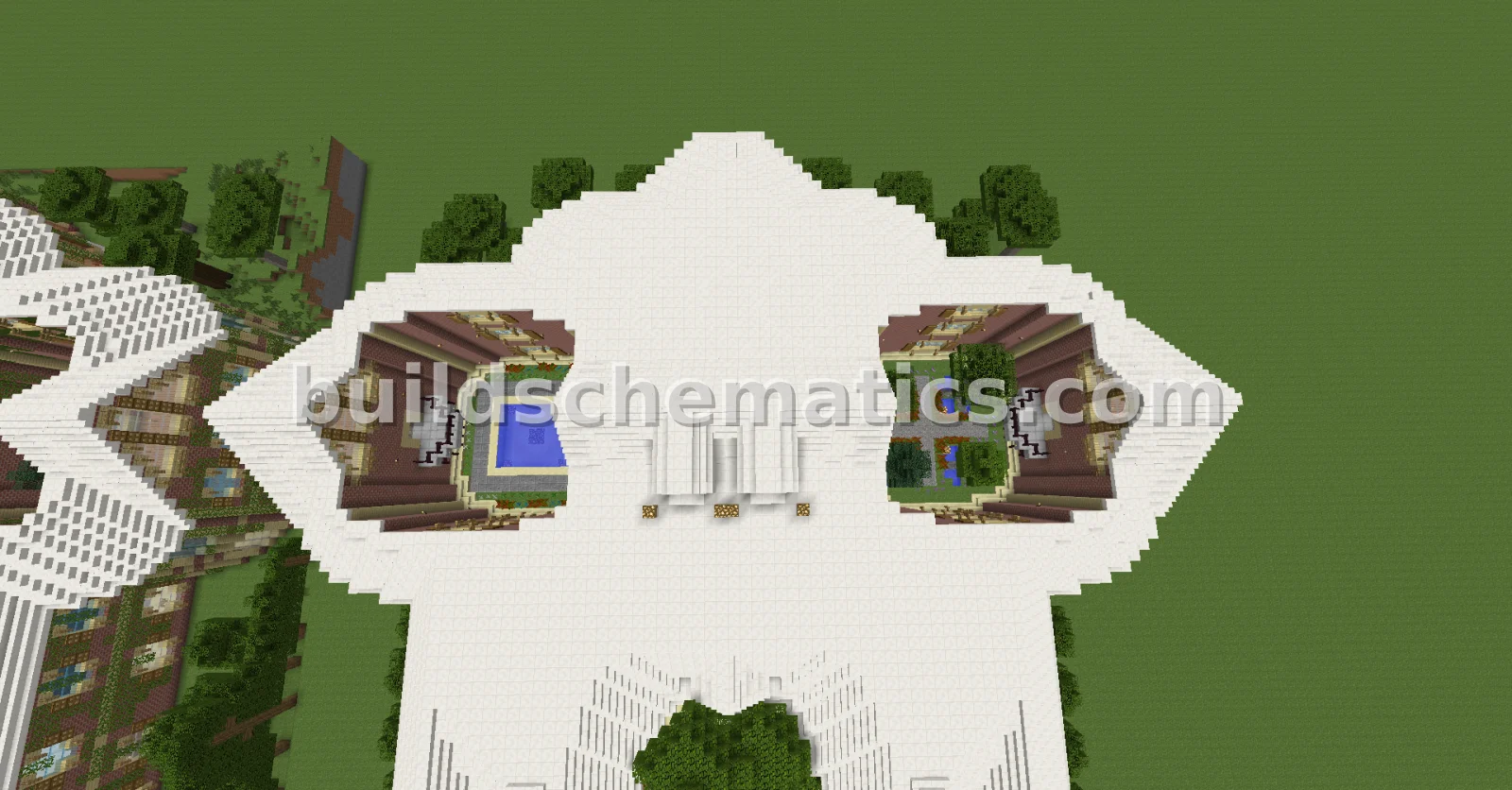 Large Mansion and Gardens — view 3