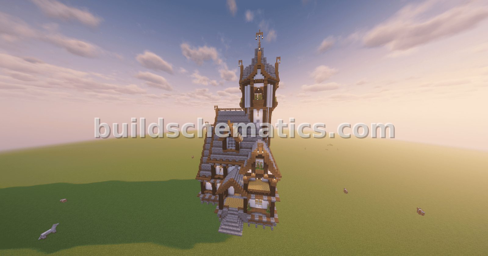 Rustic Medieval Tower House Structure