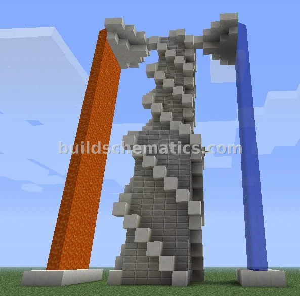 Modern Town Square Fountain