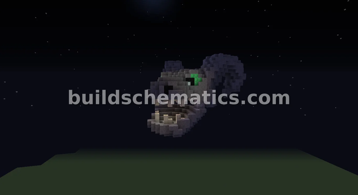 Demon Dragon Skull Structure