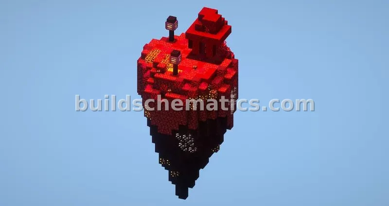 Nether Island Flying Build