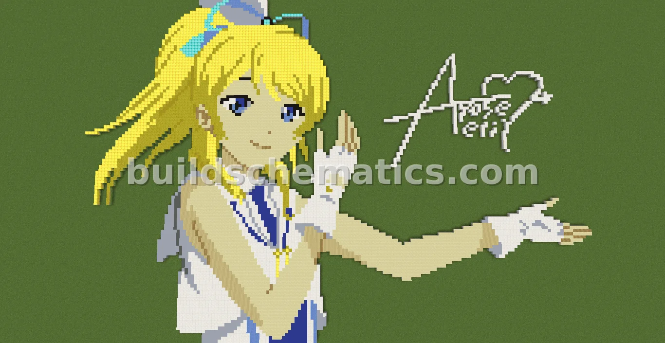 Ayase Eli Pixel Art