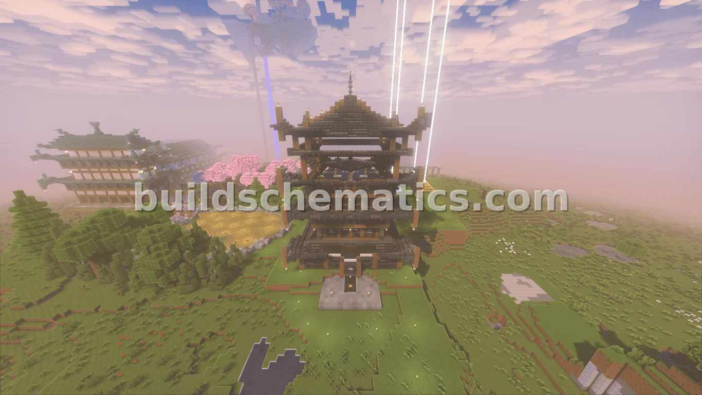 Japanese Temple Iron Farm — view 2