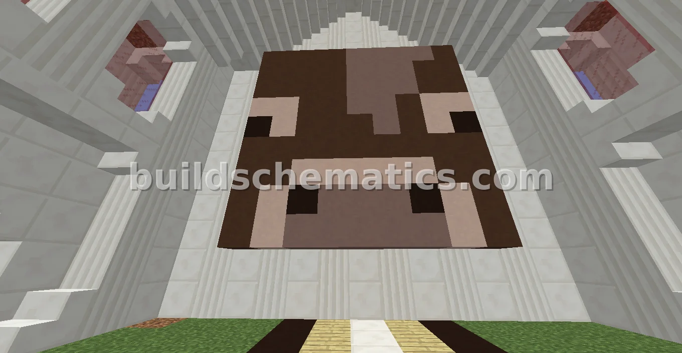 Cow Face Pixel Art — view 2