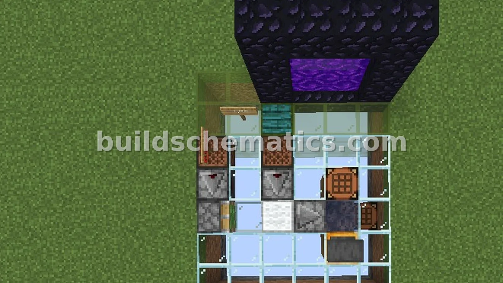 Ender Pearl Void Trap Redstone Structure