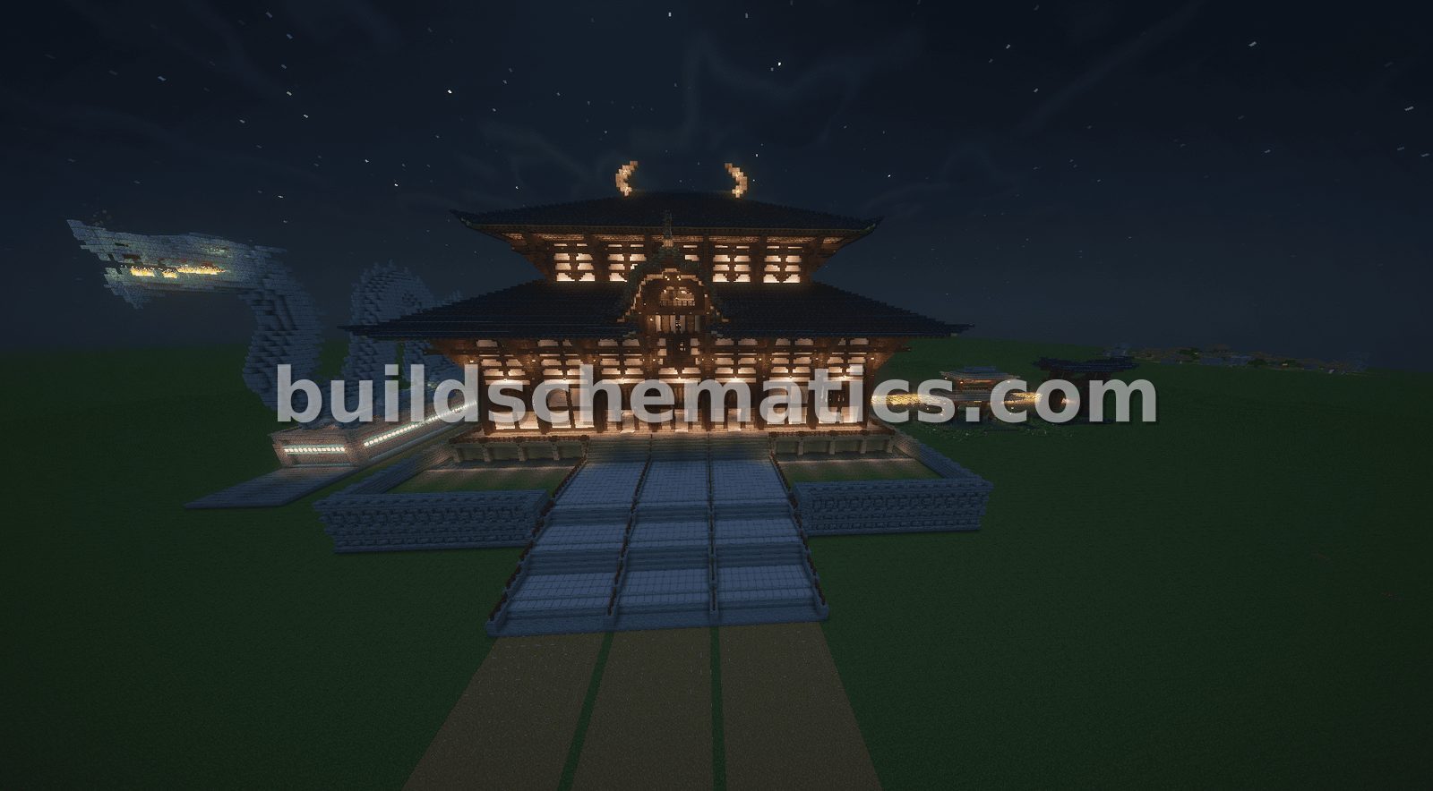 Japanese Todaiji Temple Build