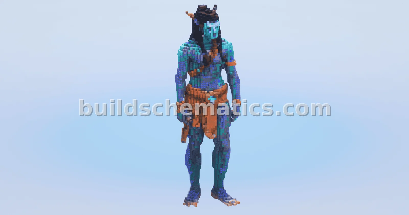 Male Avatar Minecraft Build