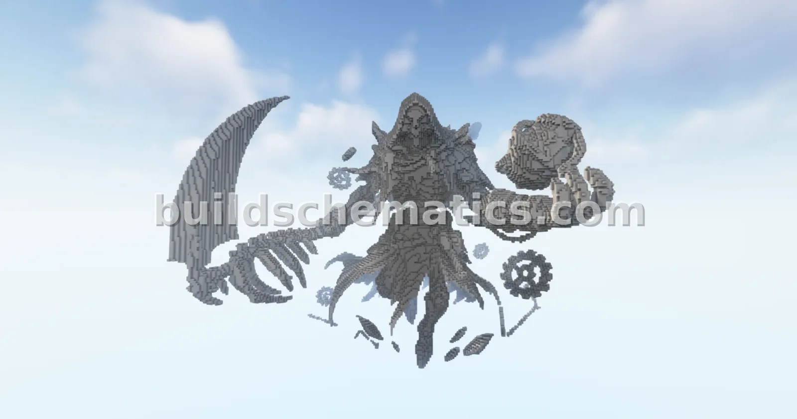 Reaper Tools Statue Minecraft Build