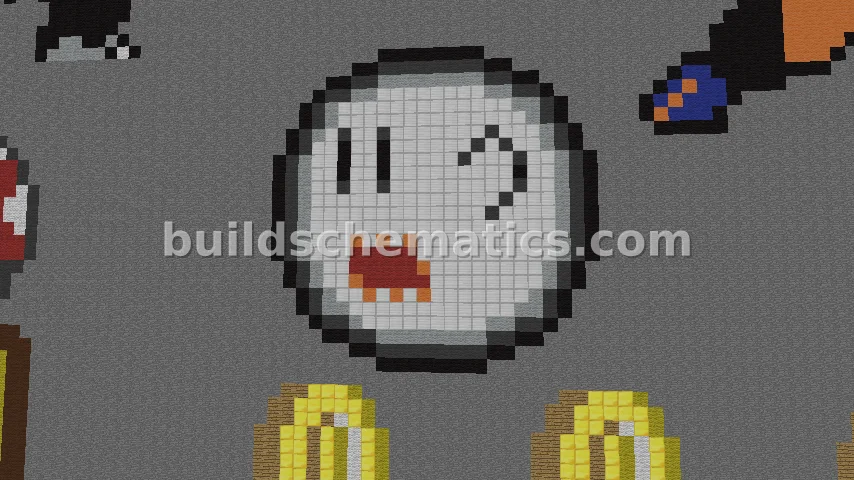 Pixel Art Boo Ghost
