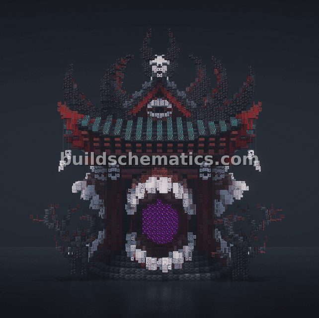 Sukuna Temple Minecraft Build