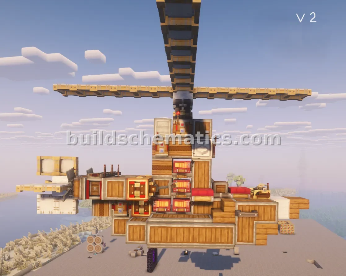 Simple Flying Helicopter Vehicle