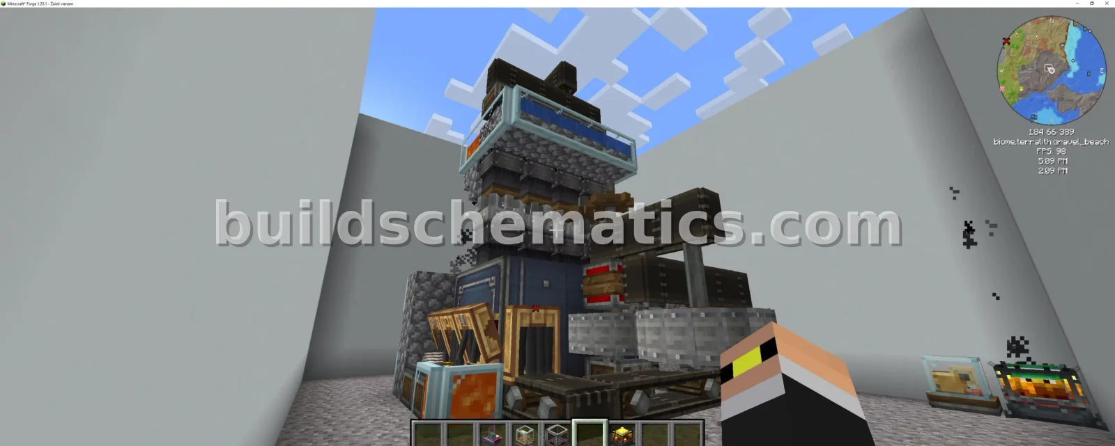 Compact Quartz Farm for Create Mod