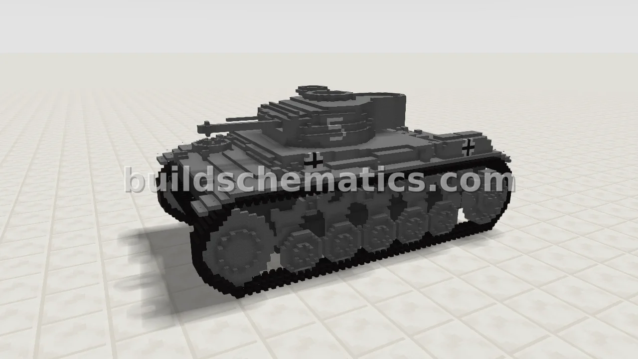 WWII Panzer II Tank Body