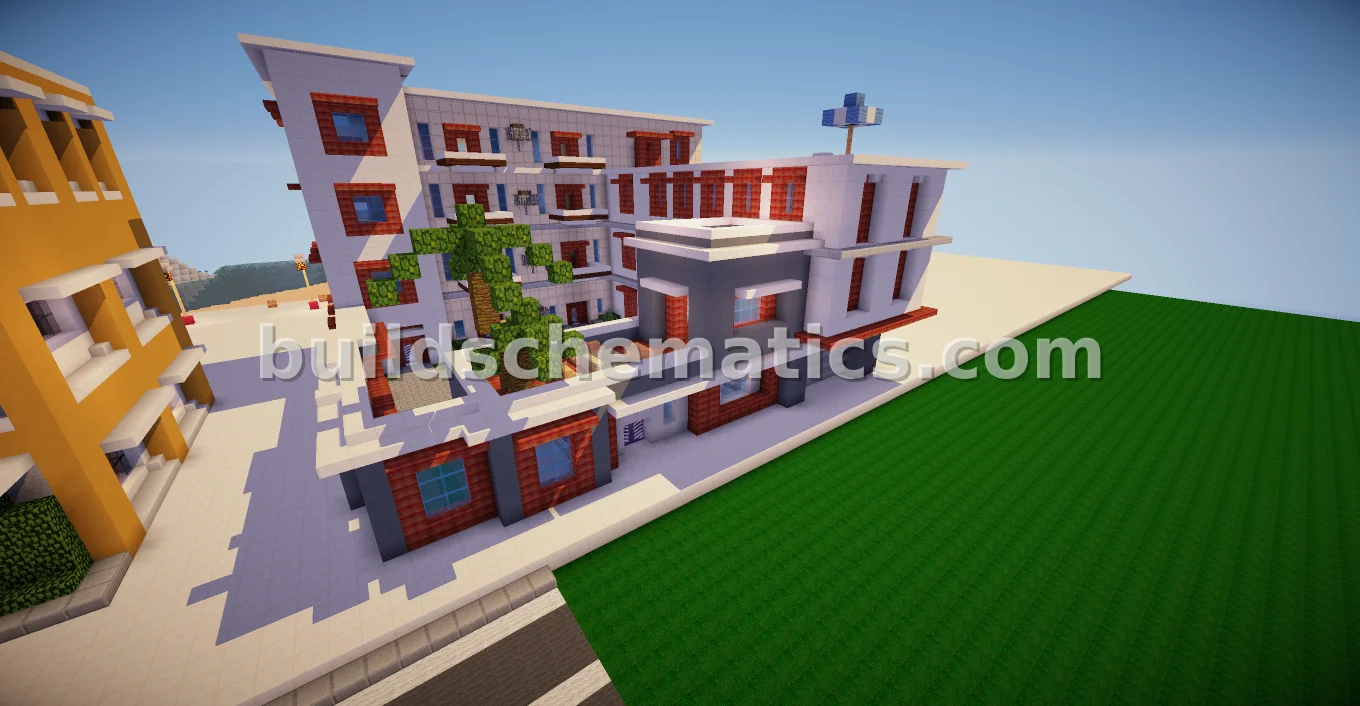Medium Apartment Building With Rooftop Pool — view 2