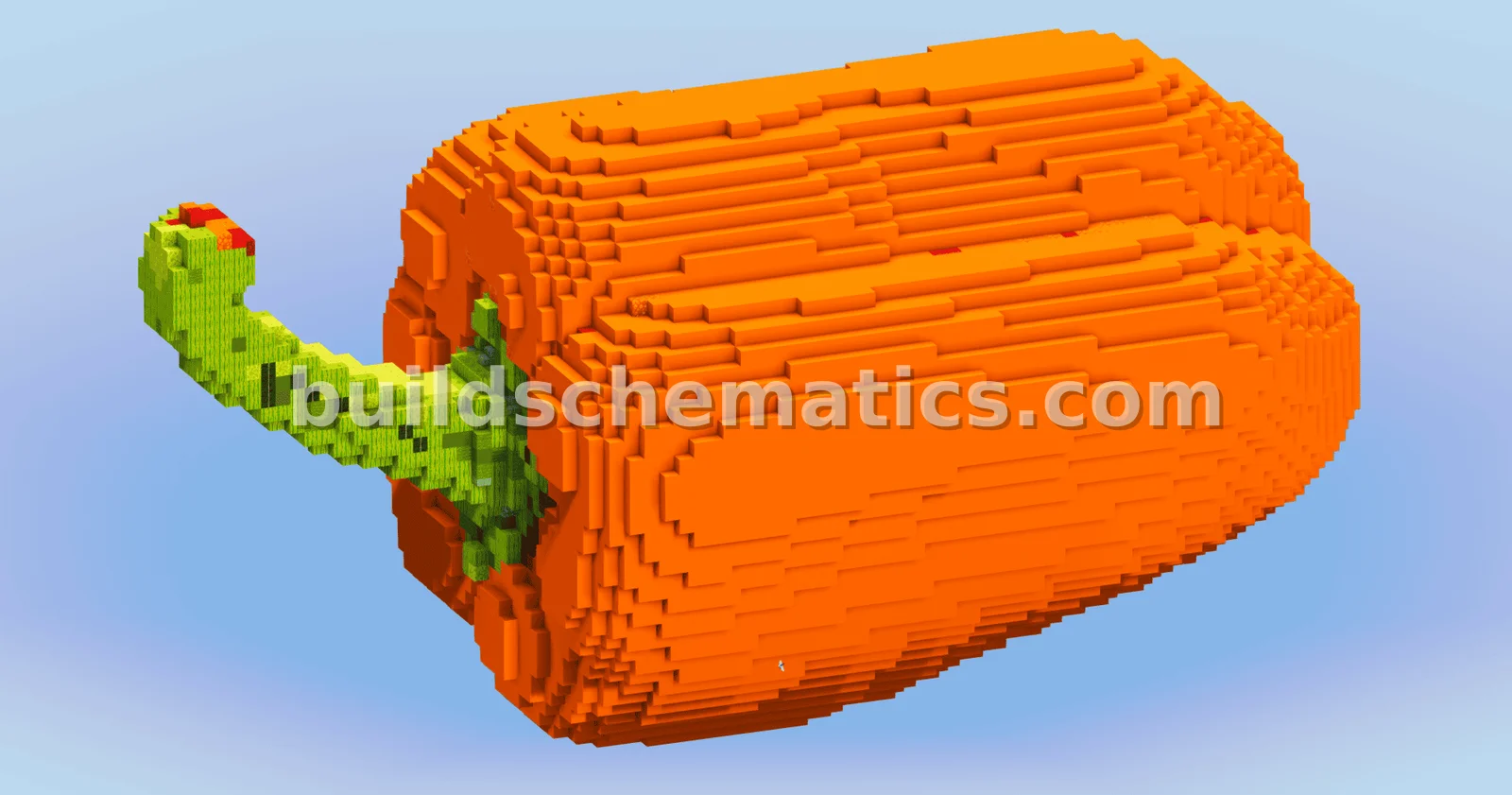 Red Bellpepper Vegetable Block